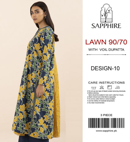 Sapphire Lawn Volume Eid Collection 2024 (TC0